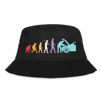 Évolution Mécanicien Humour Mécano Garage - Bob - noir - Devant - Lela (165cm)