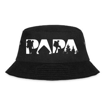 Never Camp Alone Border Collie Dog Camping Gift - Bucket Hat - black - Front - Lela (165cm)