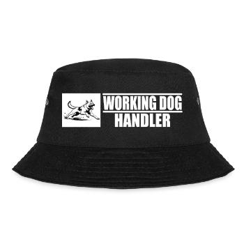 Working Dog Handler Motiv  - Bucket Hat - Schwarz - Vorne - Lela (165cm)
