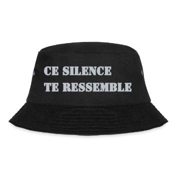 DIESE STILLE IST WIE DU - Bucket Hat - Schwarz - Vorne - Lela (165cm)