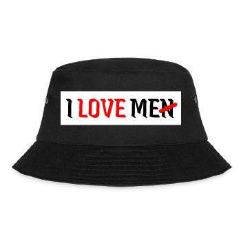 I love me i love men men self-love woman - Bucket Hat - black - Front - Lela (165cm)