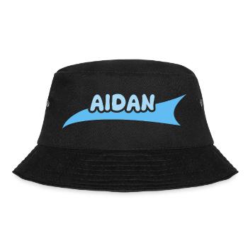 Geschenk für Aidan - Bucket Hat - Schwarz - Vorne - Lela (165cm)