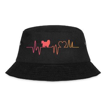 Persische Katze Sonnenuntergangsherzschlag - Bucket Hat - Schwarz - Vorne