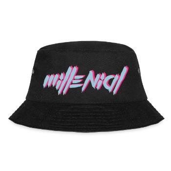 Millenial - Das Shirt für die beste Generation - Bucket Hat - Schwarz - Vorne - Lela (165cm)