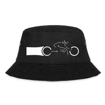 Motorcyclist - Bucket Hat - black - Front - Lela (165cm)