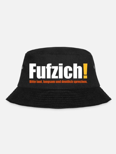 fufzisch 50 Jahre Geburtstag deutlich sprechen - Bucket Hat - Schwarz