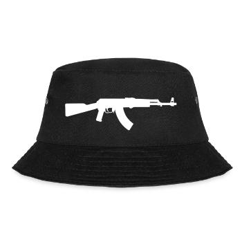 Gewehr - Bucket Hat - Schwarz - Vorne - Lela (165cm)