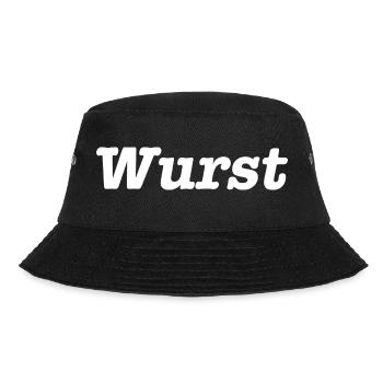 Wurst - Bucket Hat - Schwarz - Vorne - Lela (165cm)