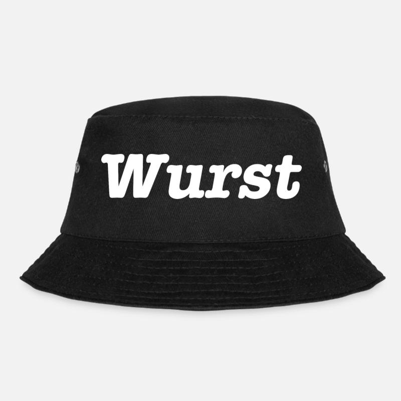 Wurst - Bucket Hat - Schwarz