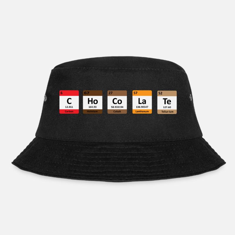 Schokolade - Bucket Hat - Schwarz