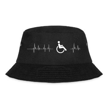 wheelchair rolli wheelchair-accessible frequency pulse - Bucket Hat - black - Front - Lela (165cm)