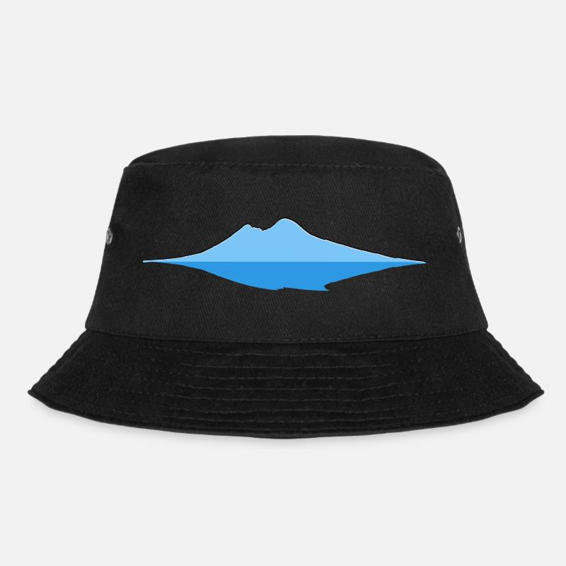 Neapel, Vesuv - Bucket Hat - Schwarz