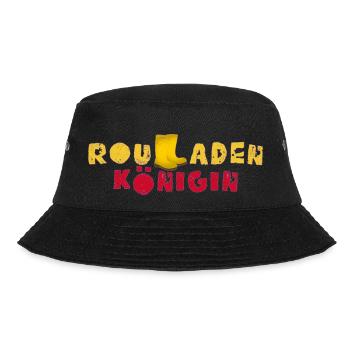 Rouladenkönigin - Bucket Hat - Schwarz - Vorne - Lela (165cm)