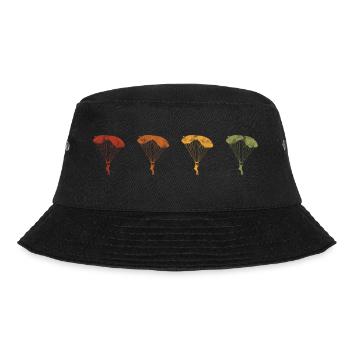 Parachute parachutiste - Bob - noir - Devant - Lela (165cm)