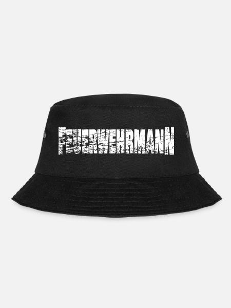 Feuerwehrmann - Bucket Hat - Schwarz