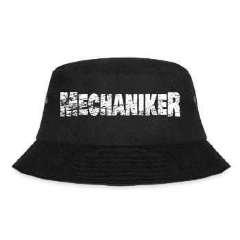 Mechaniker - Bucket Hat - Schwarz - Vorne - Lela (165cm)