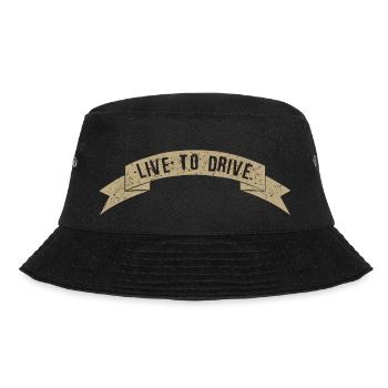 live to drive slogan motard banderole - Bob - noir - Devant - Lela (165cm)