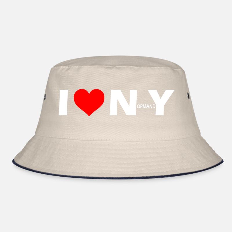 I Love Normandy - J'aime la Normandie Bucket Hat