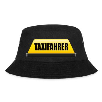 TAXIFAHRER TAXI - Bucket Hat - Schwarz - Vorne - Lela (165cm)