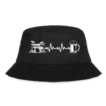 Drums Drummer Drummer - Bucket Hat - black - Front - Lela (165cm)