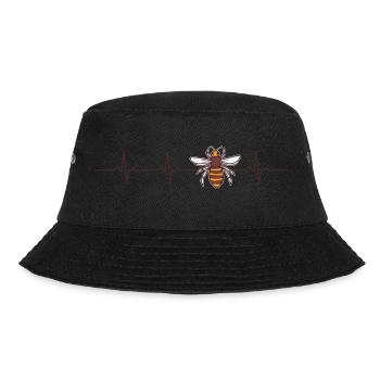 Beekeeper Beekeepers Beekeeping Gift - Bucket Hat - black - Front - Lela (165cm)