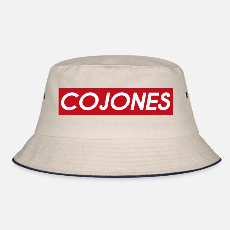 Cojones| mutiger Mutiger Mut Bucket Hat