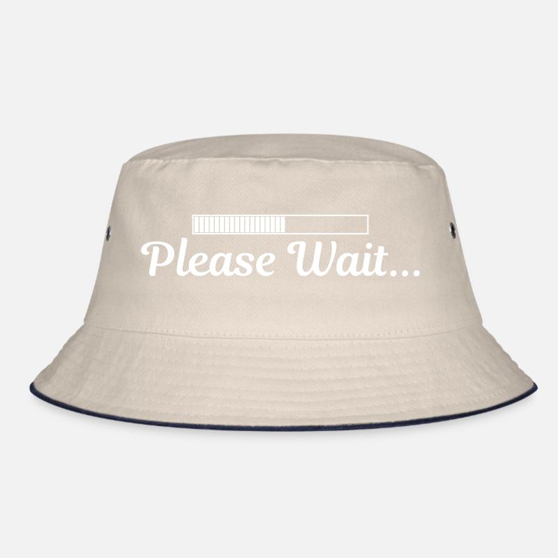 IS LOADING PLEASE WAIT bitte warten Bucket Hat