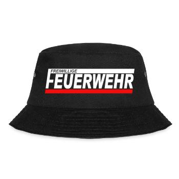 FEUERWEHR modern - Freiwillige Feuerwehr FW32 - Bucket Hat - Schwarz - Vorne - Lela (165cm)