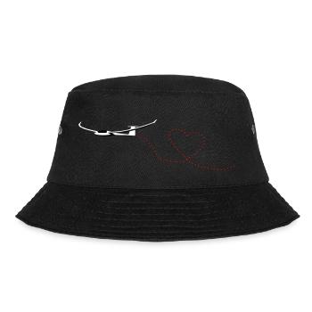 Glider Gliding Gliding Gliding Glider - Bucket Hat - black - Front - Lela (165cm)