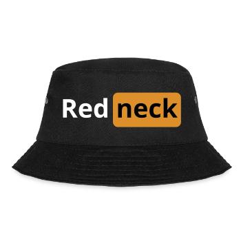 Redneck | porn logo | dumb design - Bucket Hat - black - Front - Lela (165cm)