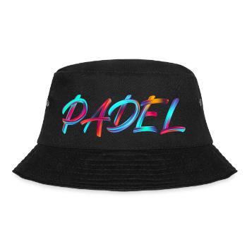 Padel Calls Me - Gift for padel lover - Bucket Hat - black - Front - Lela (165cm)