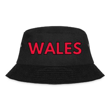 WALES - Bucket Hat - black - Front - Lela (165cm)