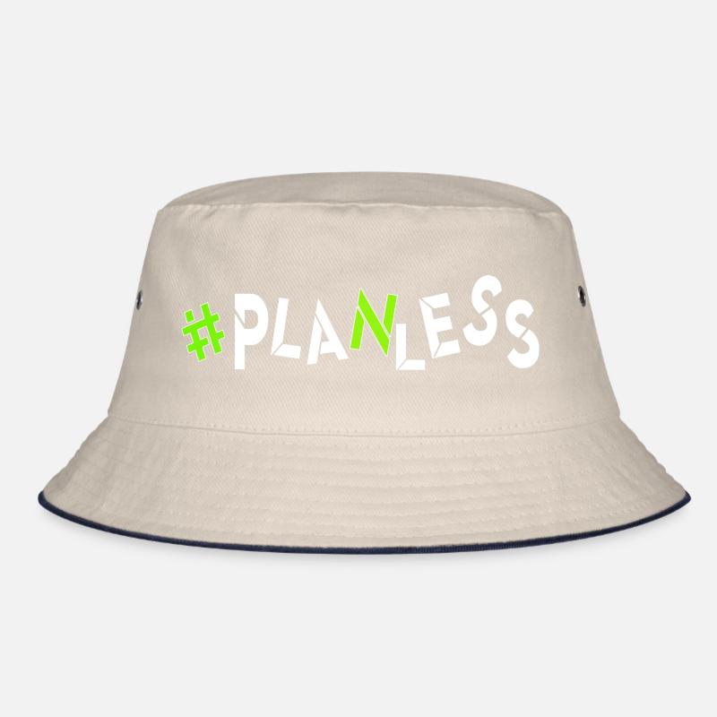 no idea today no plan burnout planless headless Bucket Hat