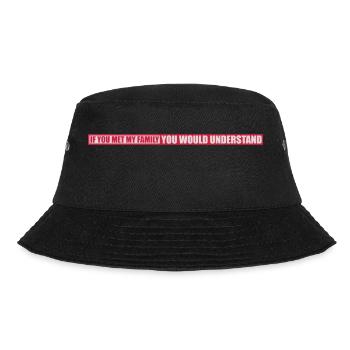 you would understand quote - Bucket Hat - black - Front - Lela (165cm)