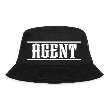 white Design Agent - Bucket Hat - Schwarz - Vorne - Lela (165cm)