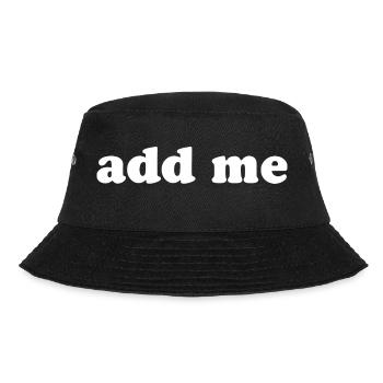 add me - Bucket Hat - Schwarz - Vorne - Lela (165cm)