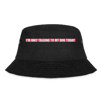 only talking to dog - Bucket Hat - black - Front - Lela (165cm)