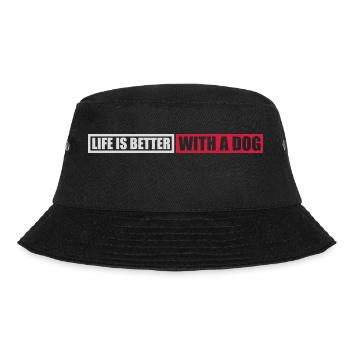 better with a dog - Bucket Hat - black - Front - Lela (165cm)