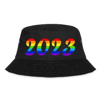 Drapeau arc-en-ciel LGBTQ 2023 (Garantie du prix le plus bas) - Bob - noir - Devant - Lela (165cm)
