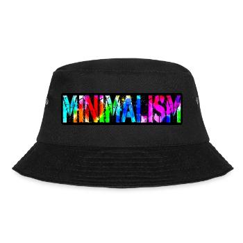 Minimalismus ist eine Bewegung, die im 21. Jahrhun - Bucket Hat - Schwarz - Vorne - Lela (165cm)