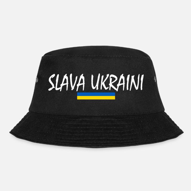 Slava ukraini - Bucket Hat - Schwarz