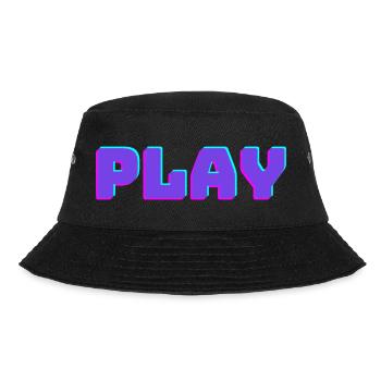 PLAY - das Piece für Gamer - Bucket Hat - Schwarz - Vorne