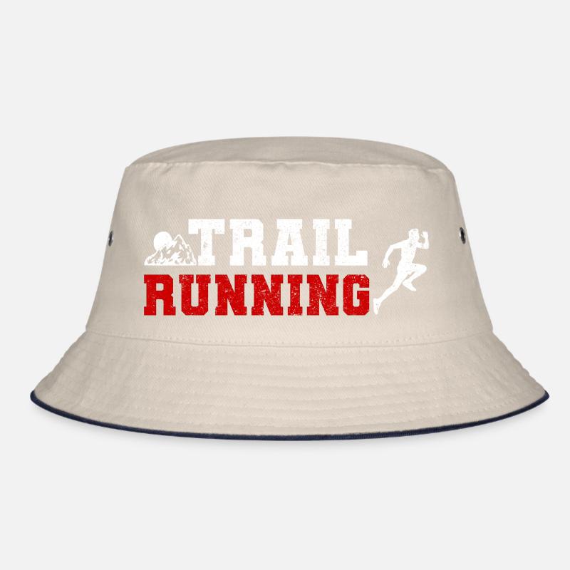 Trail Runner Running Jogging Jogger I Gift Bucket Hat