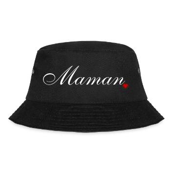Maman et coeur. Amour pour maman - Bob - noir - Devant - Lela (165cm)