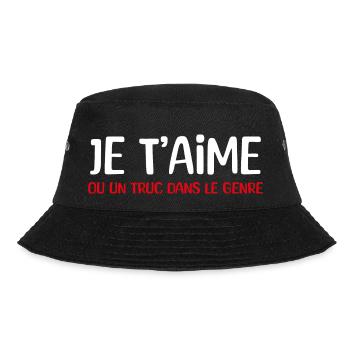 je t'aime ou un truc dans le genre - Bob - noir - Devant - Lela (165cm)