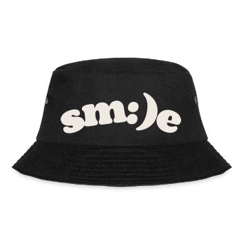 Smile - Bucket Hat - black - Front - Lela (165cm)