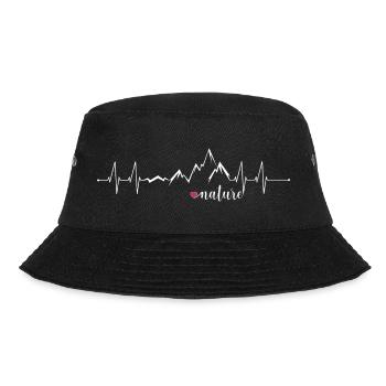 Love Nature Mountains Heart Rate ECG - Conception graphique - Bob - noir - Devant - Lela (165cm)