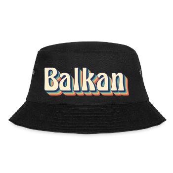 Balkan Papa bosnien serbien kroatien montenegro kosovo - Bucket Hat - Schwarz - Vorne - Lela (165cm)
