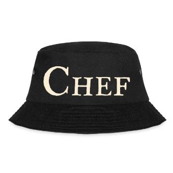 Chef - Bucket Hat - Schwarz - Vorne - Lela (165cm)