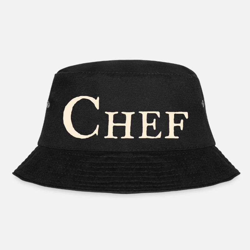 Chef - Bucket Hat - Schwarz